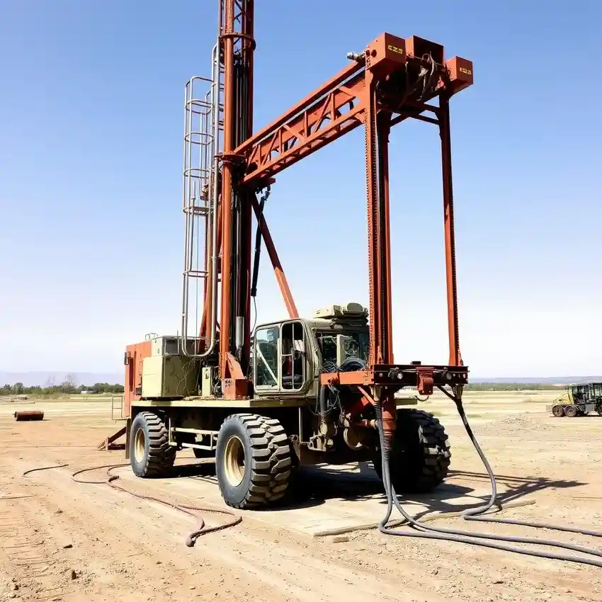 Water well drilling in USA